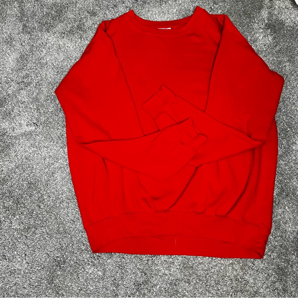 Red sweater